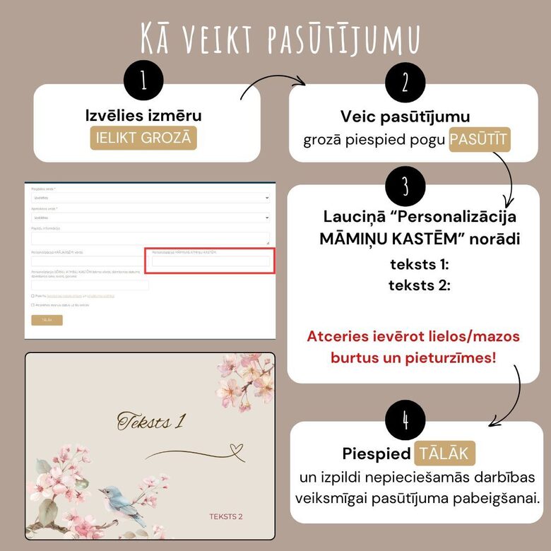 Personalisierte Erinnerungskiste für Mama oder Oma